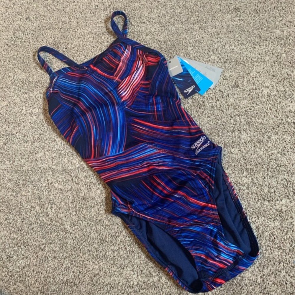 Speedo Endurance+ Turbo Stroke Flyback Swimsuit